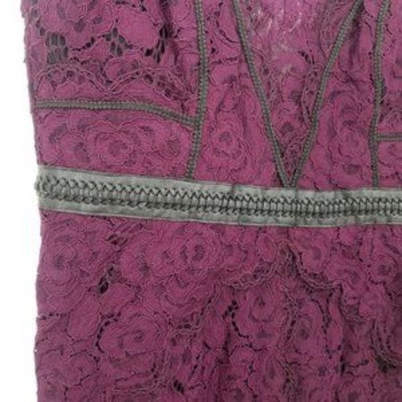 FREE PEOPLE Lacey Column Maxi Dress Sz 4 - Picture 7 of 8